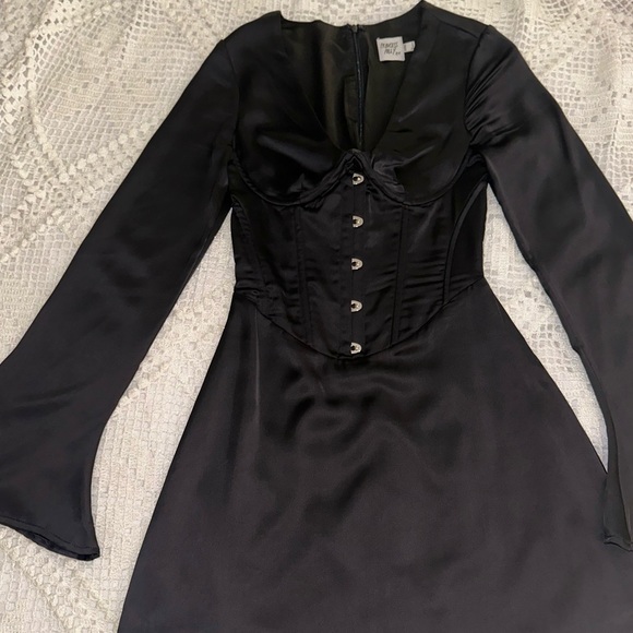 NWOT Princess Polly Gael Long Sleeve Mini Dress - Picture 3 of 6